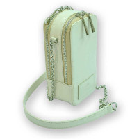 Women's bag small ERA leather Beige (ERA-08-04)