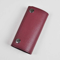 Women's key holder ERA leather 12cm Marsala (ERA-K2-01-01)